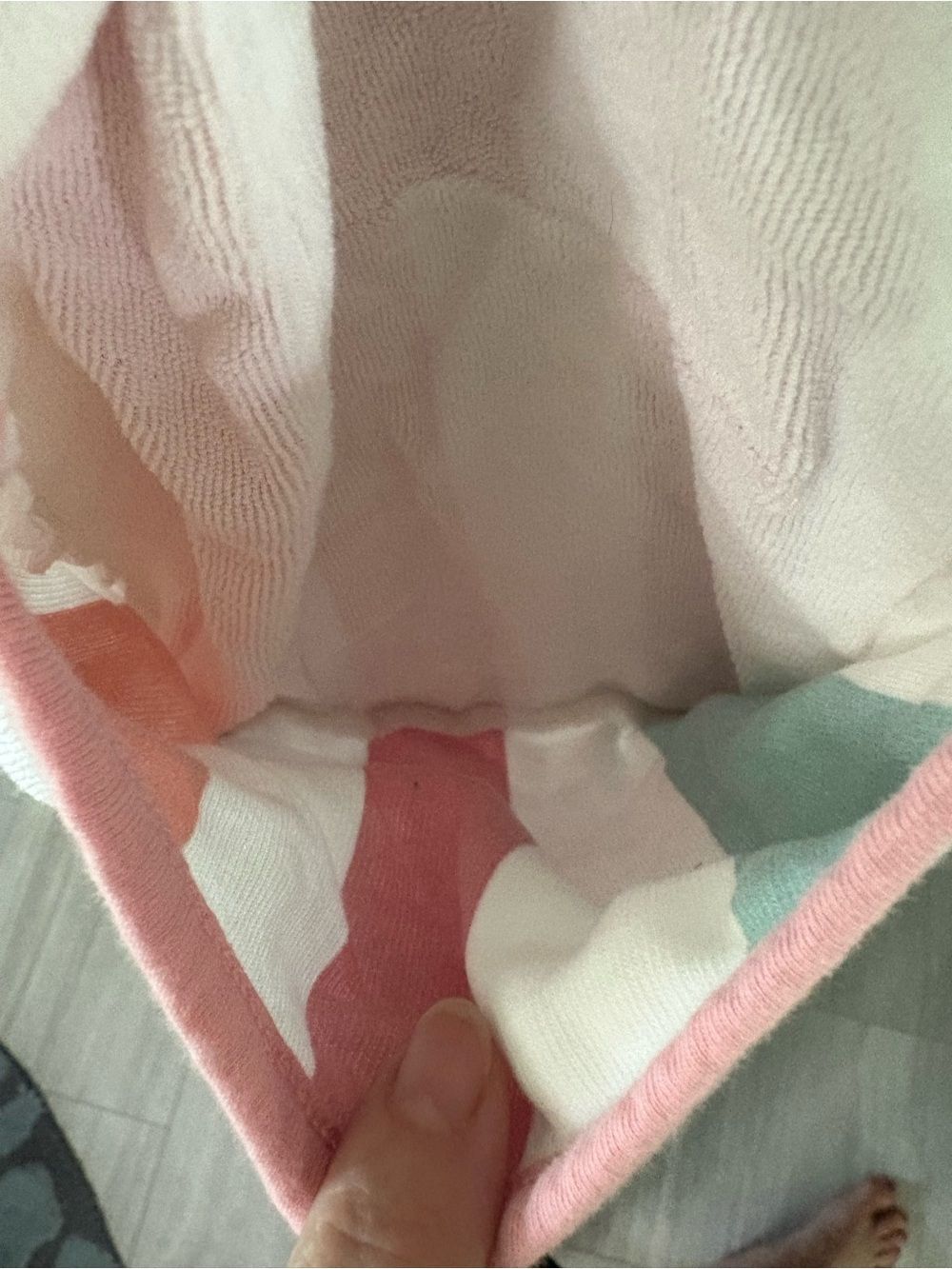 Chubbies Terry Cloth Blazer Jacket Medium Pastel Stripe Beach Preppy Resort - Picture 7 of 13
